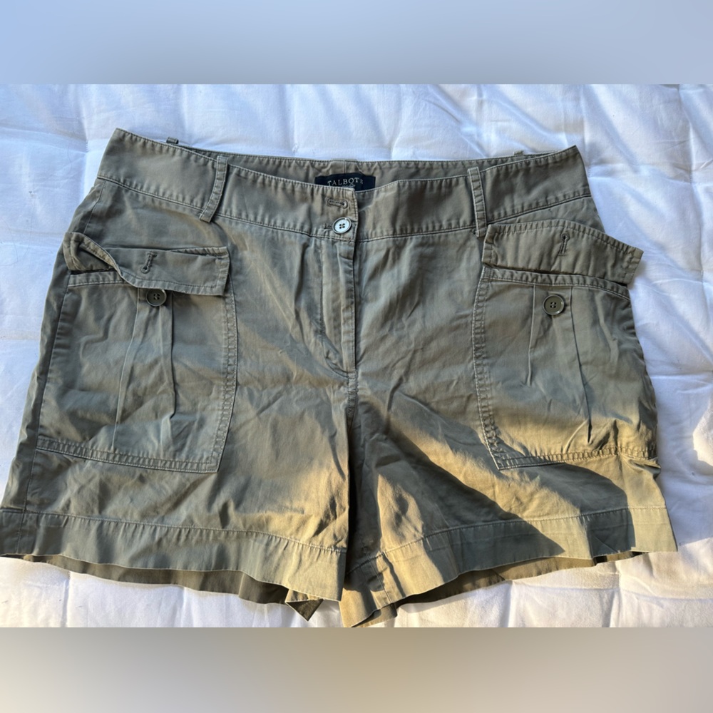 Talbots Army Green Shorts